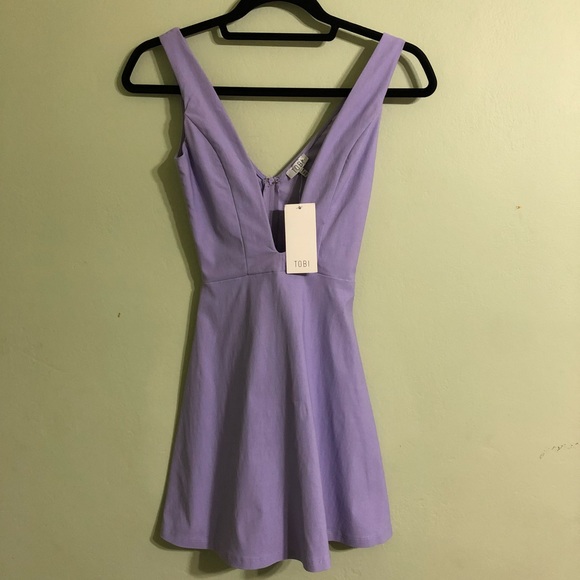 TOBI Violet Skater Dress - Picture 2 of 7